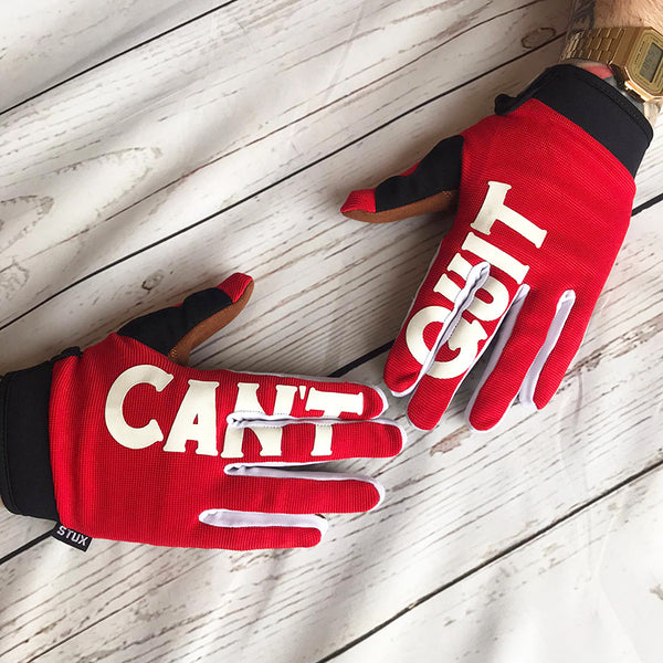 Racer Red Can't Quit gloves